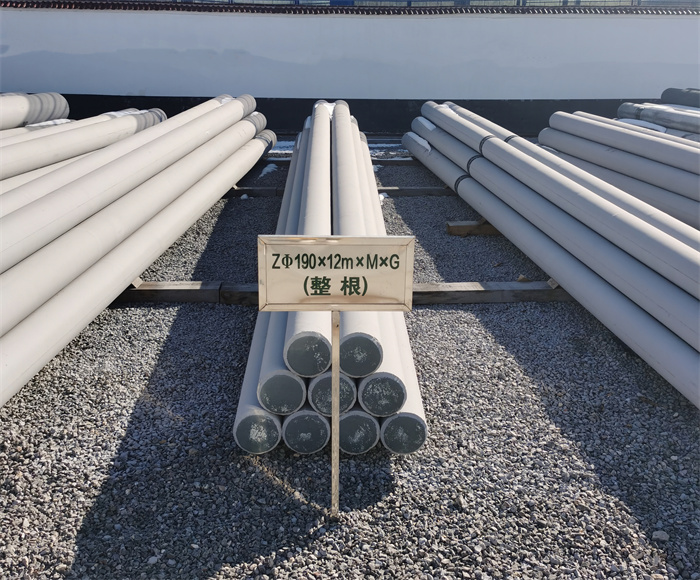 双河190×12米钢筋混凝土水泥电线杆