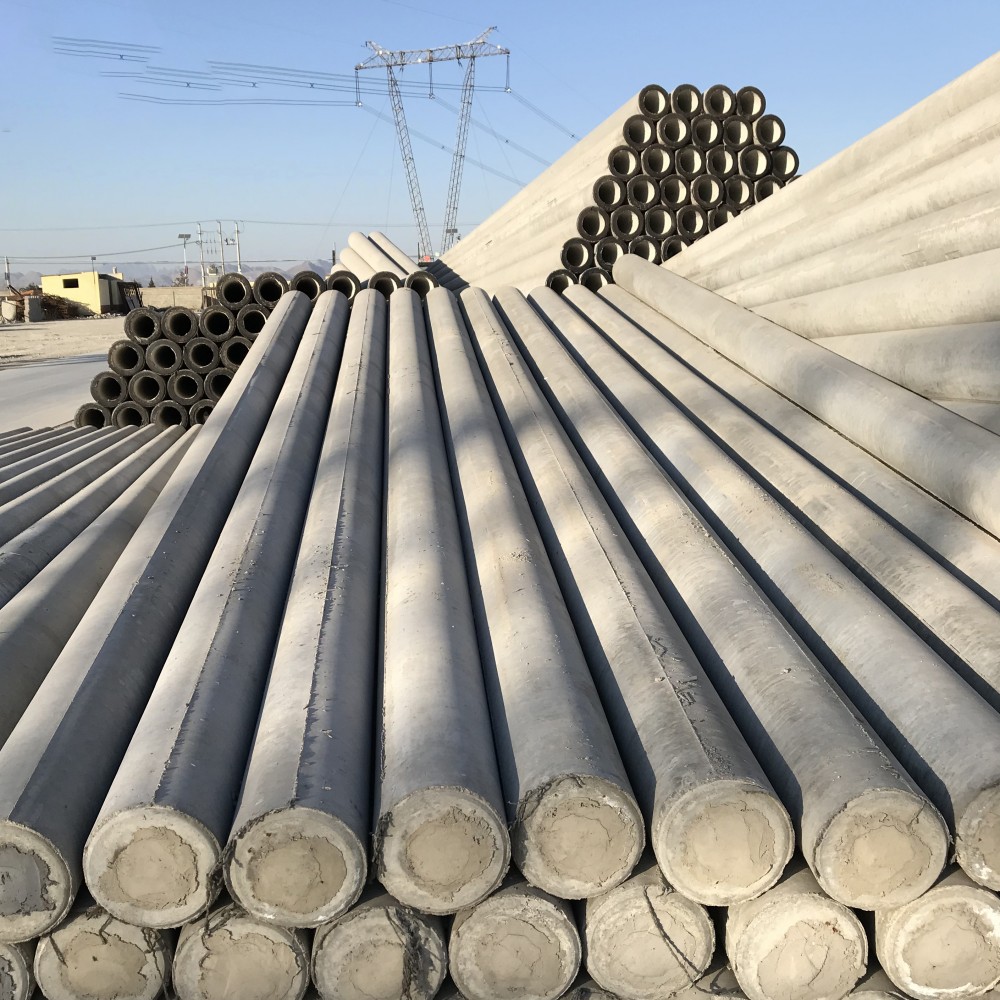 双河190×18米非预应力水泥电线杆